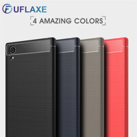 UFlaxe Ốp lưng Sony Xperia XA1 Plus Ultra Ốp điện thoại Sợi Carbon mềm Ốp toàn viền siêu mỏng chống va đập chống rơi vỡ 01LS LazadaMall