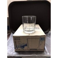 (UG350) LY THUỶ TINH ĐÁY KHÍA UỐNG NƯỚC UNIONGLASSWARE THÁI LAN - 245ML
