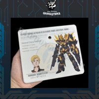 UG6 - Phụ kiện Base mica HG MG 1/144 1/100 - UNICORN GUNDAM 02 BANSHEE NORN (DESTROY MODE) - RIDDHE MARCENAS (UNICORN 2)