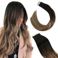 Ugeat Remy Tape in Hair Extensions 24inch Tape Hair Extensions 50g Human Hair Extensions Tape in 20pcs Invisible Hair Extensions Tape in Human Hair...