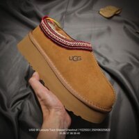 Ugg W Leisure Tazz Dép Hạt dẻ Tazz Series Dày Phong Cách Muller Baotou Thoải Mái Slingback Nửa Dép 35-40
