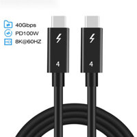 Ugourd 0.8m Thunderbolt 4 cáp đồng trục usb4 Loại C để Loại C 40Gbps PD 100W nhanh sạc cáp cho egpu iPhone iPad macbook air