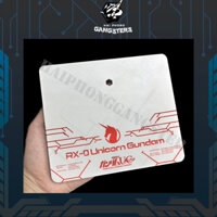 UGR1 - Base mica dành cho UNICORN GUNDAM size HG MG 1/144 1/100 - UNICORN GUNDAM RX-0 (red có viền)