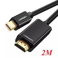 Ugreen 10454 2m mini dp male to hdmi cable cáp MD101 10010454