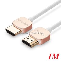 Ugreen 10474 1M Hdmi Cable Ultra Slim Version 2.0 19 + 1 HD117 20010474