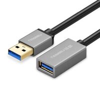 Ugreen 10497 2M màu Đen Cap tin hiêu nôi dai USB 3.0 dang dây nho cao câp US115 Hàng chính hãng