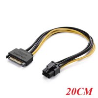 Ugreen 10635 20CM SATA Power Cable 15 Pin to 6 Pin PCI Express PCI E Sata 10635 10010635