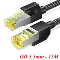 Ugreen 10643 15M Black Cat7 Pure Copper Ethernet Cable Braided NW150