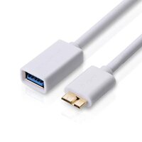 Ugreen 10802 Micro usb 3.0 otg cable for samsung note 3 s4 s5 white US127 10010802