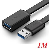 Ugreen 10806 1m usb 3.0 a male to female flat cable us129 10010806