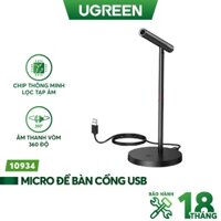 Ugreen 10934 1M Màu Đen Micro để bàn cổng USB