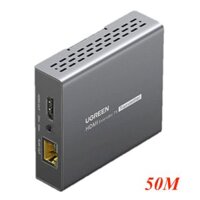 Ugreen 10938 50m 4k 60hz HDMI 2.0 Ethernet Extender with Audio Separation by Lan rj45 cable CM411