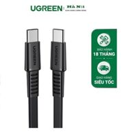 Ugreen 10975 Cáp sạc USB-C sang USB-C 3A màu đen 1m chính hãng
