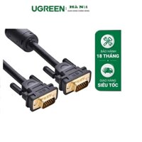 Ugreen 11673, dây cáp VGA dài 1M dùng cho máy chiếu, máy tính cao cấp.