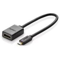 Ugreen 20134 15cm 4K Micro HDMI Male To HDMI Female Adapter Cable 20314 10020134