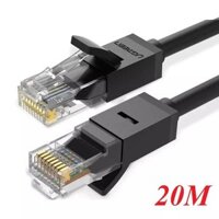 Ugreen 20166 20M màu Đen Cáp mạng LAN CAT6 UTP NW102