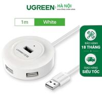 Ugreen 20270 - Bộ chia hub USB 2.0, 4 cổng 1m (trắng) cao cấp