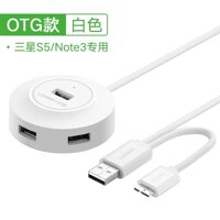 Ugreen 20276 1m màu trắng 4 ports usb 2.0 hub with micro b otg cr106 10020276