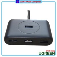 Ugreen 20290 - Bộ chia USB 4 cổng Type A 3.0, Cáp 0.5m, có Nguồn phụ - Hàng chính hãng