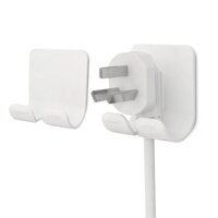 Ugreen 20365 White Móc Đa Năng Power Cord Wall Socket Cable Holder Hanger CD107 10020365
