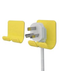 Ugreen 20366 Yellow Móc Đa Năng Power Cord Wall Socket Cable Holder Hanger CD107 10020366