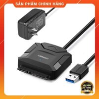 Ugreen 20611 - 20216 - Cáp USB to SATA HDD 2,5 và 3,5 Converter Có nguồn phụ chính hãng