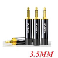 Ugreen 20762 4pcs 3.5mm Audio DIY Connector Welded đầu hàn 3 ly AV189 10020762