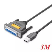 Ugreen 20795 3m usb to db25 parallel printer cable US167 10020795