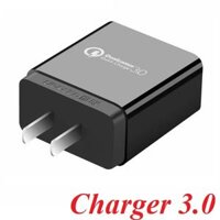 Ugreen 20908 Màu Đen Bộ sạc nhanh chuẩn Quick Charge 2.0 + 3.0 Usb CD122