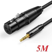 Ugreen 25240 5M 3.5mm Male to XLR Female Audio Cable AV182
