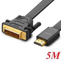 Ugreen 30138 5M Hdmi To Dvi Flat Cable Hd106 10030138