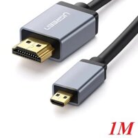 Ugreen 30144 1M màu Đen Cáp chuyển đổi Micro HDMI sang HDMI thuần đồng cao cấp HD109