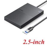 Ugreen 30725 2.5 Inch Hard Drive Enclosure with MicroB to USB-A 3.0 Cable 5G MECHANICAL SOLID STATE SSD HARD DISK BOX CM471 10030725