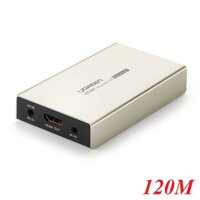 Ugreen 30945 120m hdmi extender Receiver by cat5e 6 with ir control hợp kim kẽm mm116 10030945