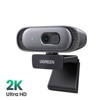 Ugreen 35626 2K30fps with privacy cover Webcam 2K HD crystal clear For WINDOWS and MAC computer Dual Microphones for Youtube Zoom tiktok LIVESTREAM CM678