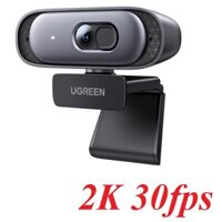 Ugreen 35626 2K30fps with privacy cover Webcam 2K HD crystal clear For WINDOWS and MAC computer Dual Microphones for Youtube Zoom tiktok LIVESTREAM CM678 10035626