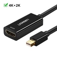 Ugreen 40360 25cm Mini dp to HDMI female converter đầu chuyển đổi cable cápSupport 4K*2K/30Hz MD112 10040360