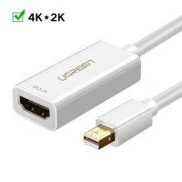 Ugreen 40361 25cm Mini dp to HDMI female converter đầu chuyển đổi cable cáp Support 4K*2K/30Hz MD112 10040361