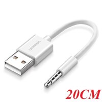 Ugreen 50146 usb a male to 3.5mm male ipod charge charge trắng us260 10050146