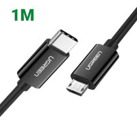 Ugreen 50444 1m màu đen cáp USB Type-C ra Micro USB 2 đầu đực US243