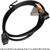 Ugreen 50445 cáp chuyển Type C to mini USB US242 1m