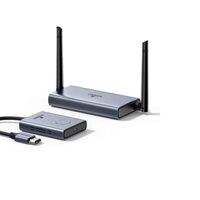 Ugreen 50633 english 50m dual Band Wireless HDMI Extender set including HDMI Transmitter and HDMI + vga + 3.5mm Receiver 60Mhz 5Ghz support 50633A CM506