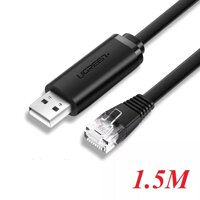 Ugreen 50773 1.5m usb to rj45 console cable black cm204 10050773