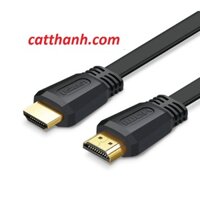 Ugreen 50820 3M màu đen Cáp tín hiệu HDMI dẹt