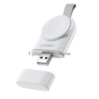 Ugreen 50944 Mau Trăng Sac không dây cho đông hô thông minh Apple co Chip MFI CD144 - Hàng chính hãng