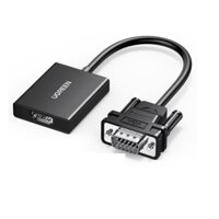 Ugreen 50945 15cm 1920x1080 60hz VGA pc + audio to HDMI LCD Adapter with 1m type c + 3.5mm audio cable cm513