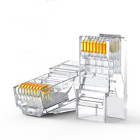 UGREEN 50pcs RJ45 Ethernet Cable Cat 6 Connector RJ45 Connector Ethernet Cable Crimp Connectors UTP Network Plug for Wir