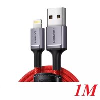 Ugreen 60185 1M Cáp Apple Mfi Cable Hỗ Trợ Dòng Sạc Nhanh Fast Charge Iphone Xsmax/8/7/6 Ipad Màu Đỏ Us293 10060185