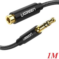 Ugreen 60220 1M 3.5mm extension audio cable black male to female AV118 10060220