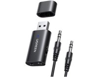 Ugreen 60300 with Audio Cable USB 2.0 to 3.5mm Bluetooth Transmitter Receiver Adapter CM523